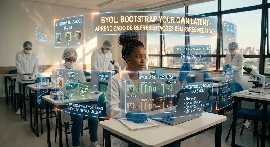 BYOL: Aprender sem Negativos sem Entregar Tudo ao Colapso