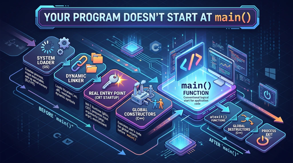 Your Program Does Not Start at main